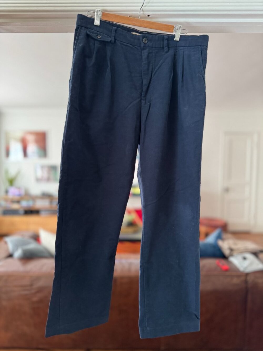 Banana Republic Factory - Pleated Moleskin Pant